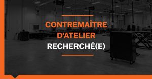 emploi contremaître d'atelier drummondville